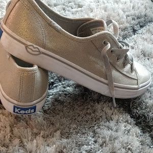 Keds gold shoes